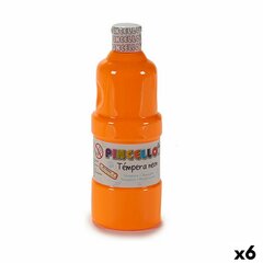 Tempera Neon Oranžs 400 ml (6 gb.) cena un informācija | Modelēšanas un zīmēšanas piederumi | 220.lv