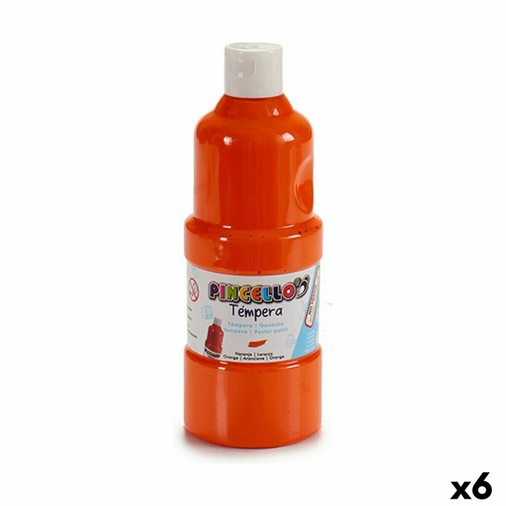 Tempera Oranžs 400 ml (6 gb.) cena un informācija | Modelēšanas un zīmēšanas piederumi | 220.lv