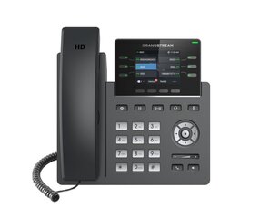 Grandstream Networks GRP2613 IP tālrunis, Melns, 6 līniju TFT cena un informācija | Stacionārie telefoni | 220.lv