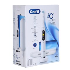 Elektriskā zobu birste Oral-B iO Series 9, Balta cena un informācija | Elektriskās zobu birstes | 220.lv