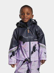 Didriksons bērnu gumijas komplekts WATERMAN, violets-raibs cena un informācija | Lietus apģērbs bērniem | 220.lv