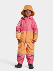Детский резиновый комплект Didriksons WATERMAN, оранжево-кораллово-розовый цвет цена и информация | Непромокаемая одежда для детей | 220.lv