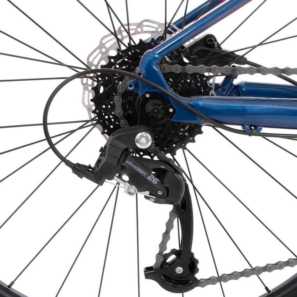Kalnu velosipēds Rock Machine 27.5 Catherine 70-27 zils/rozā (M) cena un informācija | Velosipēdi | 220.lv