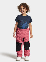 Didriksons bērnu pavasara-rudens bikses DUSK, koraļļu rozā krāsas cena un informācija | Bikses meitenēm | 220.lv