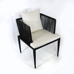 Dārza krēsls SD5331 Melns cena un informācija | Dārza mēbeļu komplekti | 220.lv