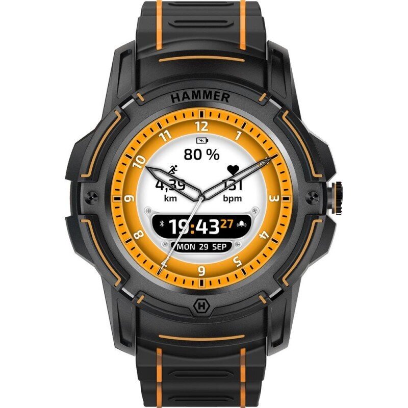 Hammer Watch Plus Black цена и информация | Viedpulksteņi (smartwatch) | 220.lv