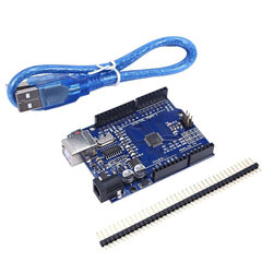 UNO R3 uzlabotā versija CH340 Chip, ar USB kabeli, saderīga ar Arduino цена и информация | Электроника с открытым кодом | 220.lv