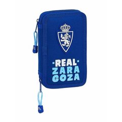 Двойной пенал Real Zaragoza Синий Светло Синий (28 pcs) цена и информация | Пеналы | 220.lv