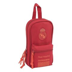 Пенал-рюкзак Real Madrid C.F. Красный (33 Предметы) цена и информация | Пеналы | 220.lv
