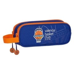 Пенал-рюкзак Valencia Basket Синий Оранжевый цена и информация | Пеналы | 220.lv
