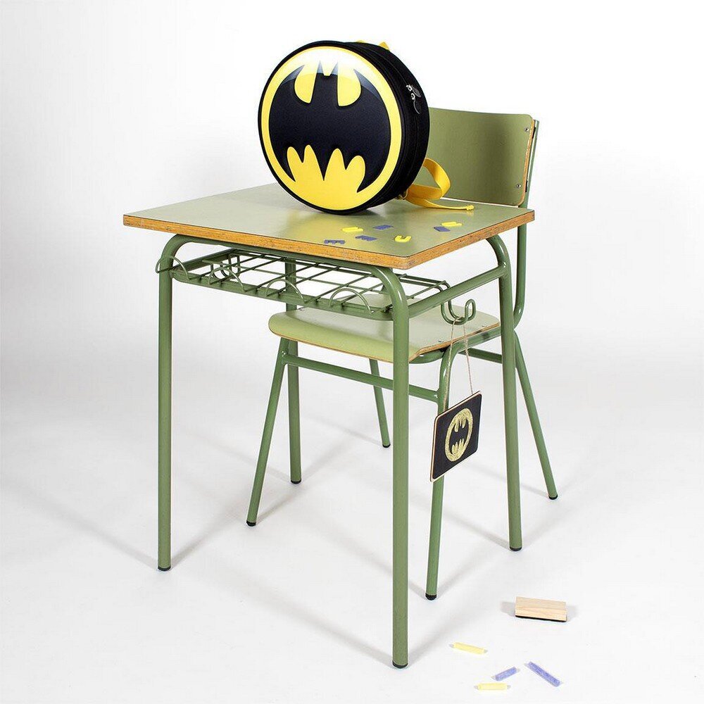 3D skolas soma Batman (9 x 30 x 30 cm) cena un informācija | Skolas somas | 220.lv