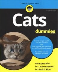 Cats For Dummies, 3rd Edition 3rd Edition цена и информация | Книги о питании и здоровом образе жизни | 220.lv