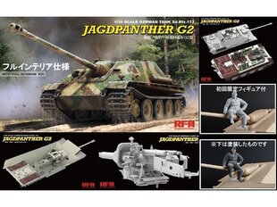 Konstruktors Rye Field Model - Jagdpanther G2 with Full Interior and Workable Track Links, 1/35, RFM-5022 цена и информация | Конструкторы и кубики | 220.lv