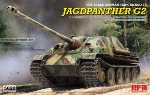 Сборная пластиковая модель Rye Field Model, Jagdpanther G2 RFM-5022, 1/35 цена и информация | Конструкторы и кубики | 220.lv