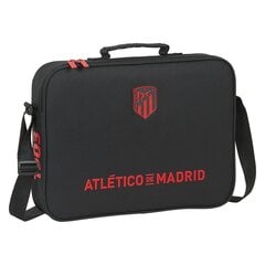 Школьный портфель Atlético Madrid Чёрный (38 x 28 x 6 cm) цена и информация | Рюкзаки, сумки, чехлы для компьютеров | 220.lv