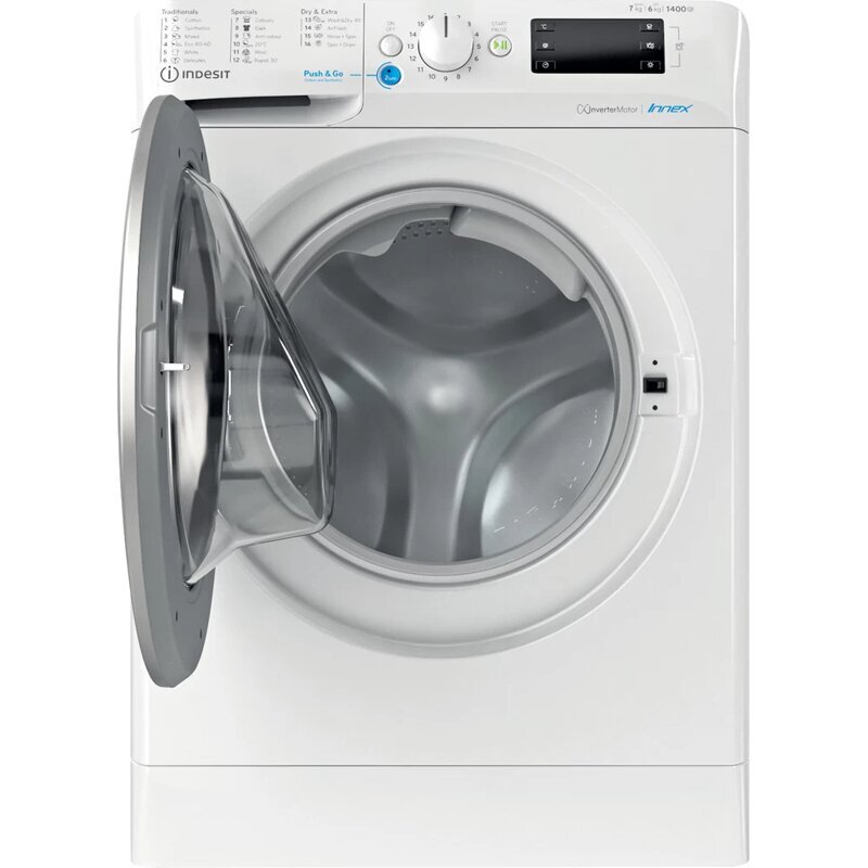 Indesit BDE 76435 9WS cena un informācija | Veļas mašīnas | 220.lv