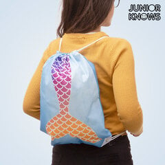 Сумка-Рюкзак на Веревках Сирена Junior Knows цена и информация | Школьные рюкзаки, спортивные сумки | 220.lv