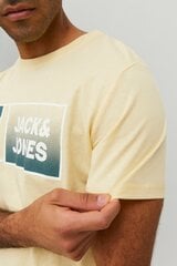 T-krekls JACK&JONES 12228078PALEBANANA-XL cena un informācija | Vīriešu T-krekli | 220.lv