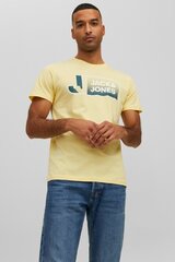 T-krekls JACK&JONES 12228078PALEBANANA-XL cena un informācija | Vīriešu T-krekli | 220.lv