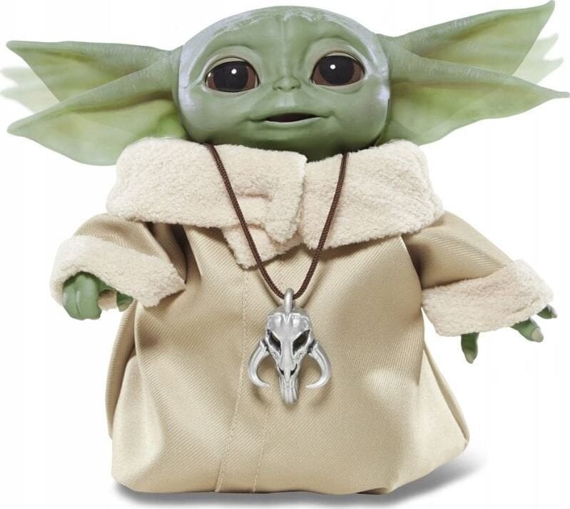 Rotaļu figūras Star Wars Mandalorian Baby Yoda Hasbro (25 cm) cena un informācija | Rotaļlietas zēniem | 220.lv