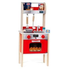 Игрушечная кухня Moltó 21292, деревянная, красная, 10 деталей цена и информация | Игрушки для девочек | 220.lv
