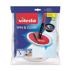 Смена для швабры для мытья полов Vileda Spin & Clean почвы цена и информация | Чистящие средства | 220.lv