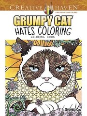 Creative Haven Grumpy Cat Hates Coloring цена и информация | Книги о питании и здоровом образе жизни | 220.lv