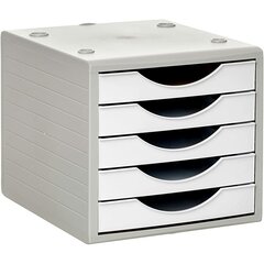 Шкаф модульный Archivo 2000 с 5 ящиками, белый цена и информация | Канцелярия | 220.lv