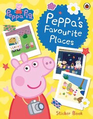 Peppa Pig: Peppa's Favourite Places: Sticker Scenes Book cena un informācija | Grāmatas mazuļiem | 220.lv