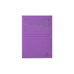 Папка Subfolder Exacompta Forever, фиолетовая, прозрачное окно A4 (100 шт.) цена и информация | Канцелярия | 220.lv