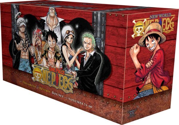 One Piece Box Set 4: Dressrosa to Reverie: Volumes 71-90 with Premium цена и информация | Fantāzija, fantastikas grāmatas | 220.lv