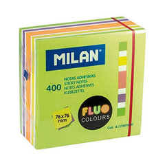 Стикеры, блокнот Milan Fluo, 7.6 x 7.6 см цена и информация | Канцелярия | 220.lv