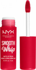 Lūpu Krāsas NYX Smooth Whipe Matt ķiršu (4 ml) цена и информация | Помады, бальзамы, блеск для губ | 220.lv