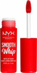 Lūpu Krāsas NYX Smooth Whipe Matt Incing on (4 ml) цена и информация | Помады, бальзамы, блеск для губ | 220.lv