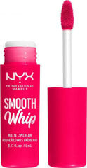 Lūpu Krāsas NYX Smooth Whipe Matt Pillow fight (4 ml) цена и информация | Помады, бальзамы, блеск для губ | 220.lv