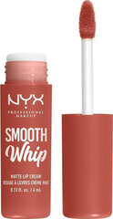 Lūpu Krāsas NYX Smooth Whipe Matt Pushin' cushion (4 ml) cena un informācija | Lūpu krāsas, balzāmi, spīdumi, vazelīns | 220.lv