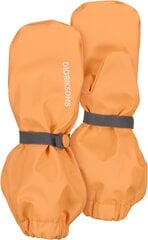 Didriksons детские теплые перчатки от дождя PILEGLOVE, оранжевый цена и информация | Зимняя одежда для детей | 220.lv