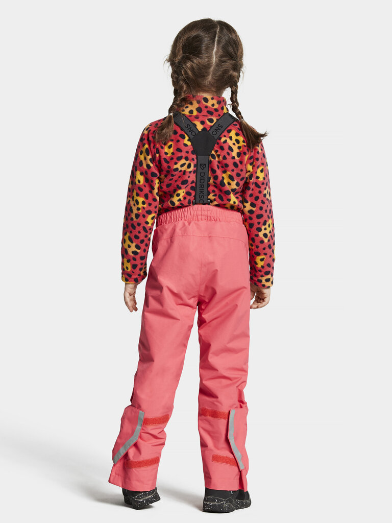 Didriksons bērnu pavasara-rudens bikses Idur, rozā krāsas цена и информация | Bikses meitenēm | 220.lv
