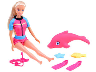 Anlily niršanas delfīnu lelle cena un informācija | Rotaļlietas meitenēm | 220.lv