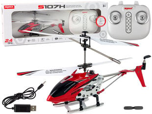 Красный вертолет с дистанционным управлением цена и информация | Игрушки для мальчиков | 220.lv