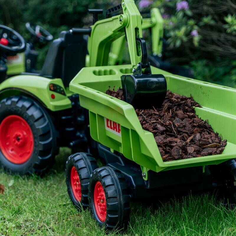 CLAAS Falk traktors ar piekabi cena un informācija | Rotaļlietas zēniem | 220.lv