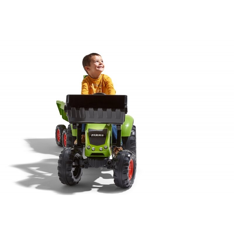 CLAAS Falk traktors ar piekabi cena un informācija | Rotaļlietas zēniem | 220.lv
