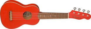 Soprāna ukulele Fender Venice Fiesta Red cena un informācija | Ģitāras | 220.lv