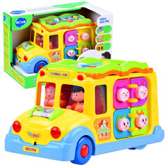 Interaktīvais autobuss maziem bērniem Hola, dzeltens cena un informācija | Rotaļlietas zīdaiņiem | 220.lv