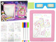 Izgaismota 3D zīmēšanas tāfele, rozā krāsā cena un informācija | Attīstošās rotaļlietas | 220.lv
