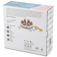 Деревянный торт на день рождения, Viga цена и информация | Игрушки для девочек | 220.lv