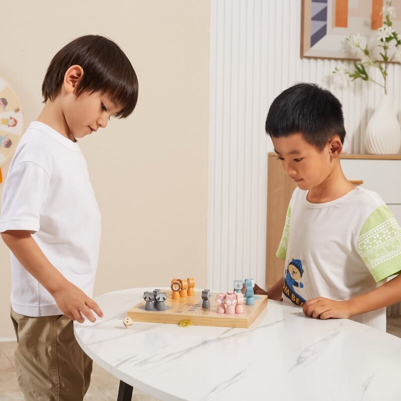 Koka galda spēle bērniem "Ludo", Viga PolarB cena un informācija | Attīstošās rotaļlietas | 220.lv