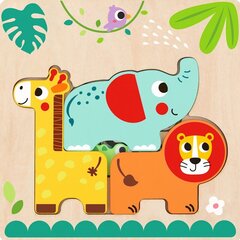 Деревянный пазл, лесные животные, Tooky Toy цена и информация | Развивающие игрушки | 220.lv