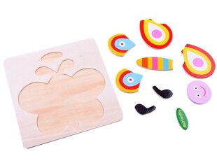 Деревянный пазл медведь цена и информация | Игрушки для малышей | 220.lv