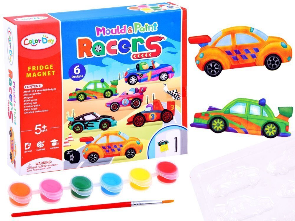 Krāsu diena Automašīnas magnēts Radošais komplekts cena un informācija | Attīstošās rotaļlietas | 220.lv